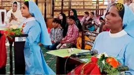 سسٹر شازیہ اور سسٹر رقیہ کی دائمی عہد بندی۔