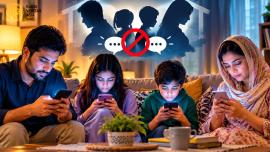 کیا ہمارے گھروں میں بات چیت ختم ہو رہی ہے؟