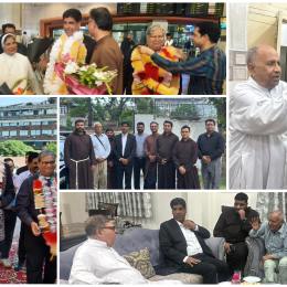 فضیلت مآب آرچ بشپ خالد رحمت کی آمد، لاہور ڈایوسیس میں عقیدت اور محبت کا منفرد اظہار